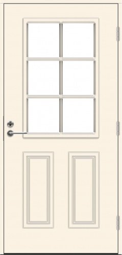 Теплая входная дверь SWEDOOR by Jeld-Wen Classic Monteverdi Eco, M10x21, Правая