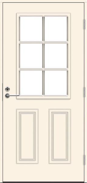 Теплая входная дверь SWEDOOR by Jeld-Wen Classic Monteverdi Eco, M10x21, Правая