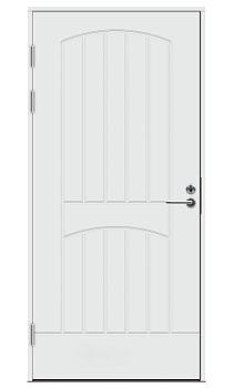 Теплая финская входная дверь SWEDOOR by Jeld-Wen Function F2000, белая