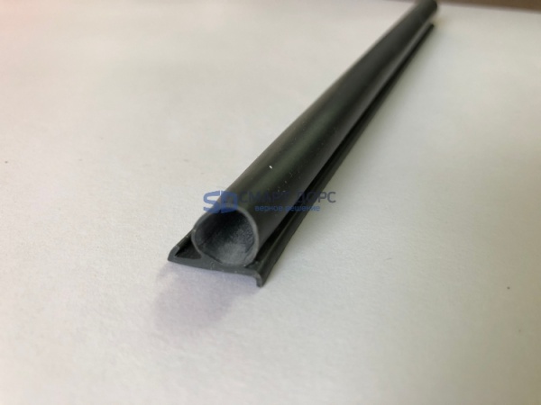 Уплотнитель для дверей Function 1 метр, силиконовый черный