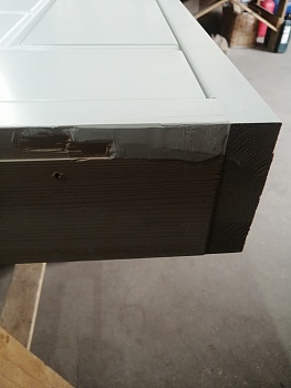 УЦЕНКА (№46) UO1 (O109GL) KASKI глухая, NCS S 0502-Y, 9*21, ЛЕВАЯ, замок ASSA 8765