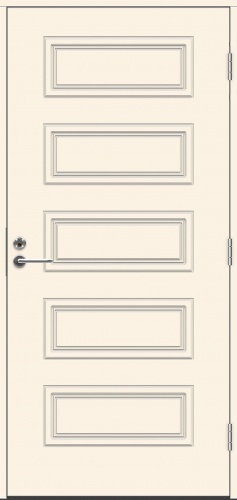  Теплая входная дверь SWEDOOR by Jeld-Wen Classic Beethoven Eco, М10x21, Правая