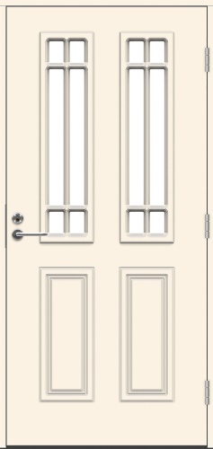  Теплая входная дверь SWEDOOR by Jeld-Wen Classic Debussy Eco, M10x21, Правая