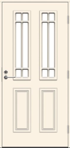 Теплая входная дверь SWEDOOR by Jeld-Wen Classic Debussy Eco, M10x21, Правая