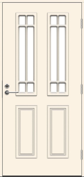 Теплая входная дверь SWEDOOR by Jeld-Wen Classic Debussy Eco, M10x21, Правая