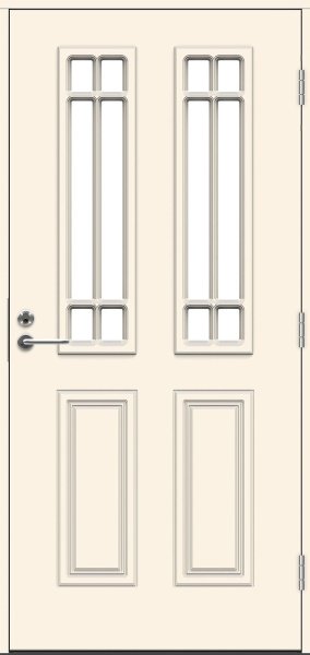 Теплая входная дверь SWEDOOR by Jeld-Wen Classic Debussy Eco, M10x21, Правая