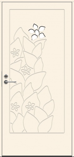 Теплая входная дверь SWEDOOR by Jeld-Wen Character Lilly Eco, М10x21, Правая