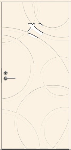  Теплая входная дверь SWEDOOR by Jeld-Wen Character Orbit Eco, M10x21, Правая