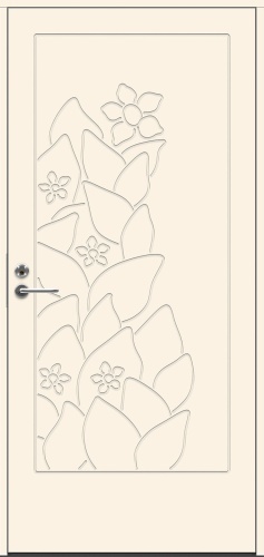 Теплая входная дверь SWEDOOR by Jeld-Wen Character Tulip Eco, М10x21, Правая