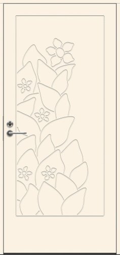 Теплая входная дверь SWEDOOR by Jeld-Wen Character Tulip Eco, М10x21, Правая