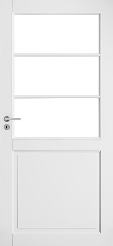 Дверь белая массивная SWEDOOR by Jeld-Wen Craft 132, M9x21, Правая, Белый NCS S 0502-Y