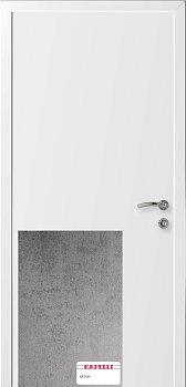 фото дверь kapelli classic, ламинированная пленкой бетон