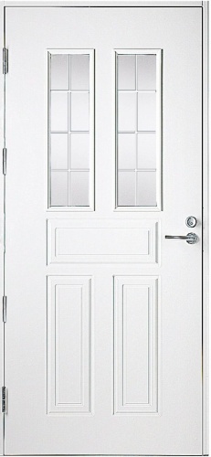 Дверь входная Kaski UOL16, Белый NCS S 0502-Y, M10x21, Левая