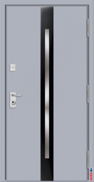 Тёплая входная дверь с терморазрывом NORD 85 Термико НС-15 фотография