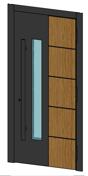 Тёплая входная дверь с терморазрывом NORD ALASKA V3.0, М10*23, правая фотография