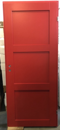 Дверь SWEDOOR by Jeld-Wen UNIQUE 505, цвет красный NCS S 2570-Y90R, М9*21, №30 фотография