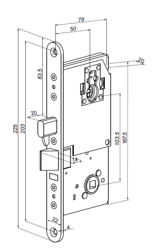 Замок электромеханический Abloy (Аблой) EL574