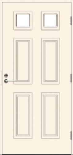 Теплая входная дверь SWEDOOR by Jeld-Wen Classic Scarlatti Eco, M10x21, Правая