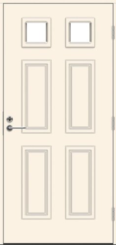 Теплая входная дверь SWEDOOR by Jeld-Wen Classic Scarlatti Eco, M10x21, Правая