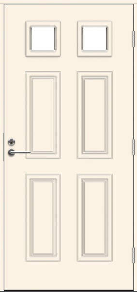 Теплая входная дверь SWEDOOR by Jeld-Wen Classic Scarlatti Eco, M10x21, Правая