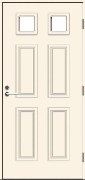 Теплая входная дверь SWEDOOR by Jeld-Wen Classic Scarlatti Eco, M10x21, Правая
