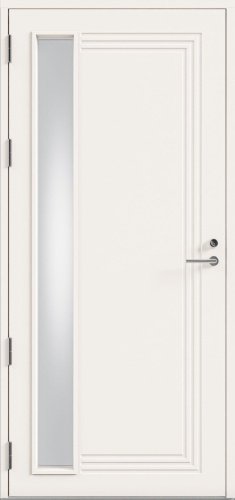 Дверь входная Kaski Nietos Thermo, Белый NCS S 0502-Y, 10*21, левое