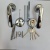 Комплект фурнитуры в хроме для замка ABLOY LC102 (ручка UL27, цилиндр, скобянка)