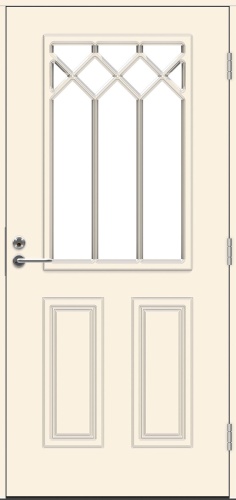 Теплая входная дверь SWEDOOR by Jeld-Wen Classic Corelli Eco, M10x21, Правая