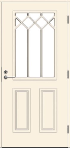 Теплая входная дверь SWEDOOR by Jeld-Wen Classic Corelli Eco, M10x21, Правая