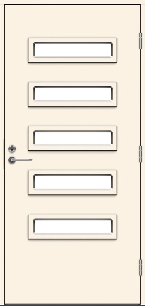 Теплая входная дверь SWEDOOR by Jeld-Wen Function Sulu Eco, М10x21, Правая