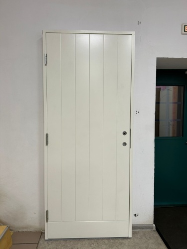 Теплая входная дверь SWEDOOR by Jeld-Wen Function Barents Eco с замком ABLOY LC200, М9*21, левая №15
