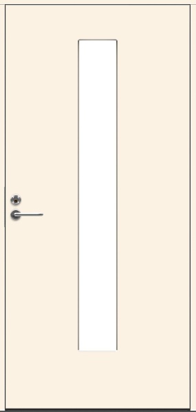 Теплая входная дверь SWEDOOR by Jeld-Wen Character Tower Eco, М10x21, Правая