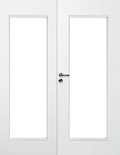 фото дверь гладкая swedoor by jeld-wen easy 210 двустворчатая
