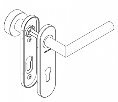  ASSA ABLOY AHW700LKPZ/R ()