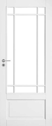 Дверь белая массивная SWEDOOR by Jeld-Wen Craft 130, M9x21, Правая, Белый NCS S 0502-Y