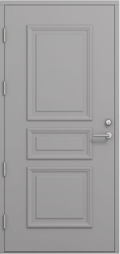 Дверь входная Kaski Satakari, Белый NCS S 0502-Y, M10x21, Левая