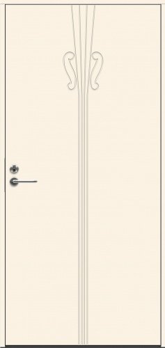 Теплая входная дверь SWEDOOR by Jeld-Wen Character Note Eco, М10x21, Правая