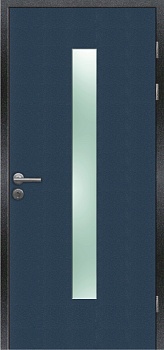 Дверь НОРД дымонепроницаемая комбинированная со стеклопакетом