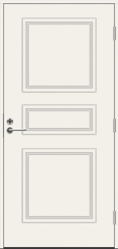 Теплая входная дверь SWEDOOR by Jeld-Wen Classic Puccini ECO, lc200, М9*21, левая