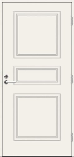 Теплая входная дверь SWEDOOR by Jeld-Wen Classic Puccini ECO, lc200, М9*21, левая