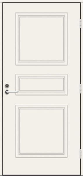 Теплая входная дверь SWEDOOR by Jeld-Wen Classic Puccini ECO, lc200, М9*21, левая