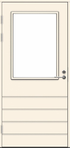     SWEDOOR by Jeld-Wen PO1893 W12, M9x21, ,  NCS S 0502-Y