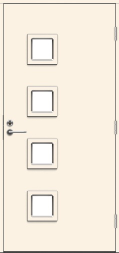  Теплая входная дверь SWEDOOR by Jeld-Wen Function Botnia Ecoб М10x21б Правая