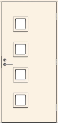 Теплая входная дверь SWEDOOR by Jeld-Wen Function Botnia Ecoб М10x21б Правая