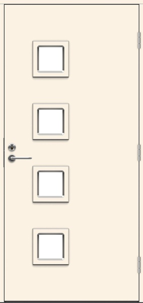 Теплая входная дверь SWEDOOR by Jeld-Wen Function Botnia Ecoб М10x21б Правая