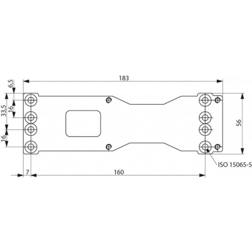 Монтажная пластина ASSA-Abloy (Асса-Аблой) DCA120 (A120)