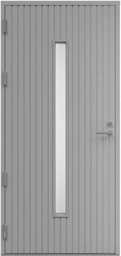 Дверь входная Kaski Sova Thermo, Белый NCS S 0502-Y, M10x21, Левая