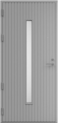Дверь входная Kaski Sova Thermo, Белый NCS S 0502-Y, M10x21, Левая