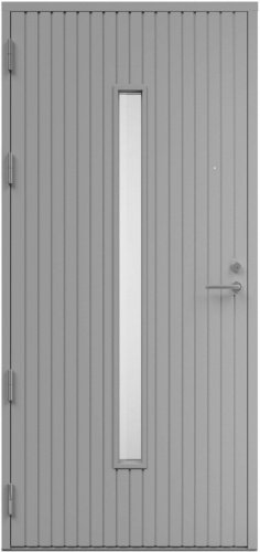 Дверь входная Kaski Sova Thermo, Белый NCS S 0502-Y, M10x21, Левая
