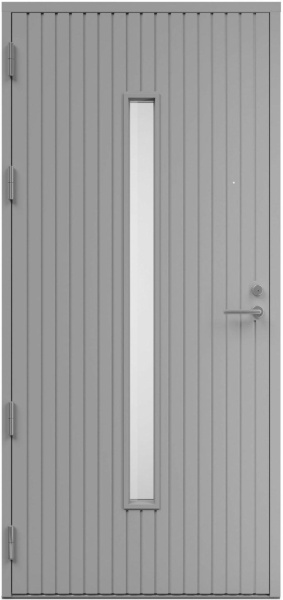 Дверь входная Kaski Sova Thermo, Белый NCS S 0502-Y, M10x21, Левая